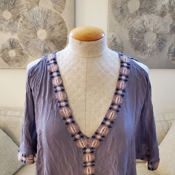 O'Neill Juniors' Frances Cold-Shoulder Cover-Up - Picture 3 of 11